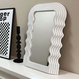 웨이브미러 대형 미러 화장대 거울 벽걸이 탁상 거울 중형 거울 오브제